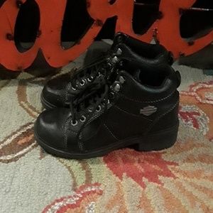 Harley Davidson women riding boots.